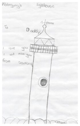 My daughter's drawing of the Lighthouse