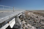 At low tide you can see why the length of jetty was needed