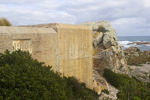 The remains of the West Point Light - 2005